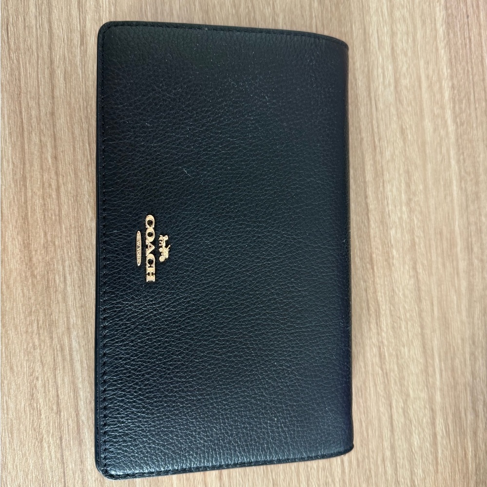 Coach Black Leather Wallet